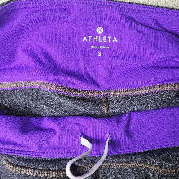 Athleta Heathered Gray Athletic Skorts Size Small - Picture 7 of 9